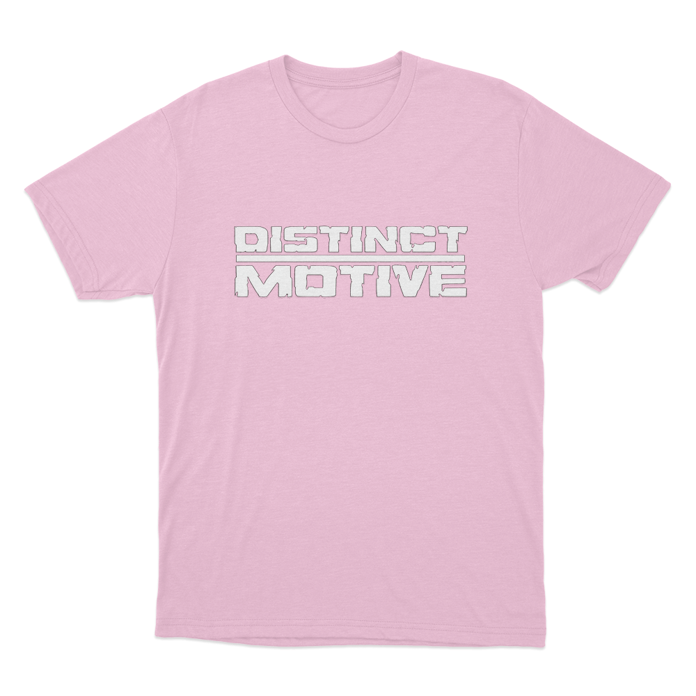 Distinct Motive Unisex T Shirt Pink Distinct Motive Unisex T Shirt Pink