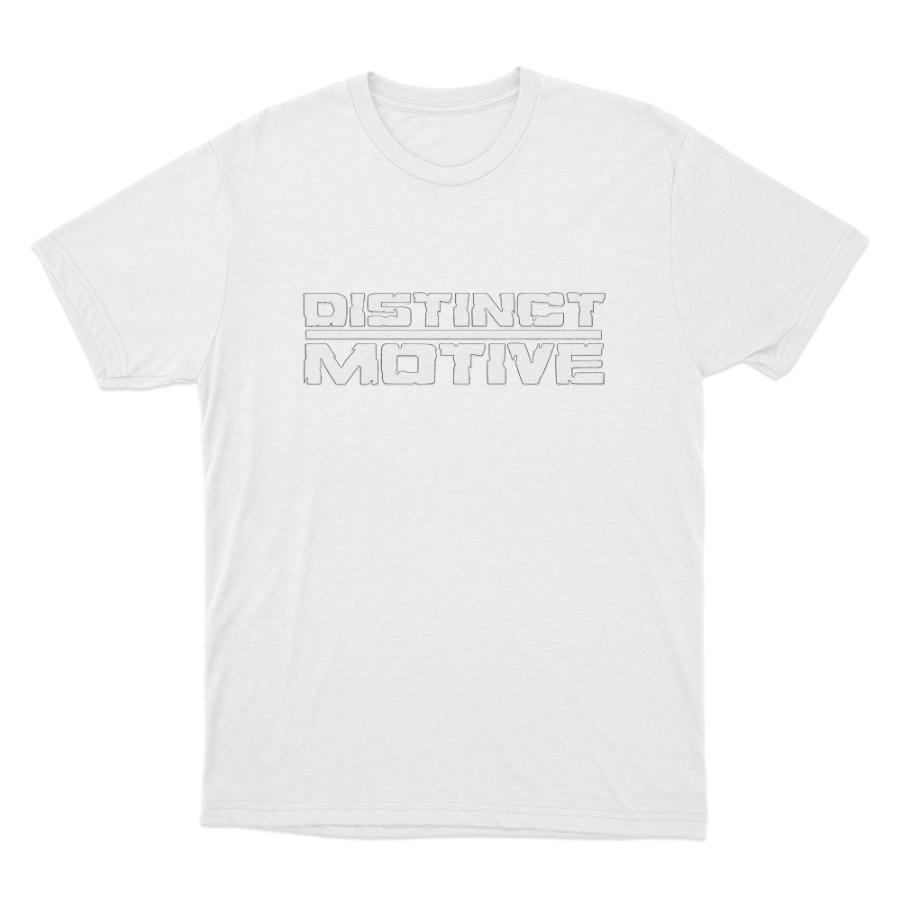 Distinct Motive Unisex T Shirt White Distinct Motive Unisex T Shirt White