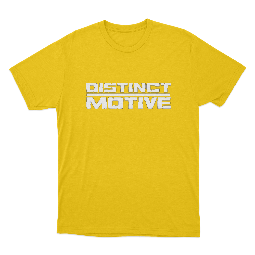 Distinct Motive Unisex T Shirt Yellow Distinct Motive Unisex T Shirt Yellow